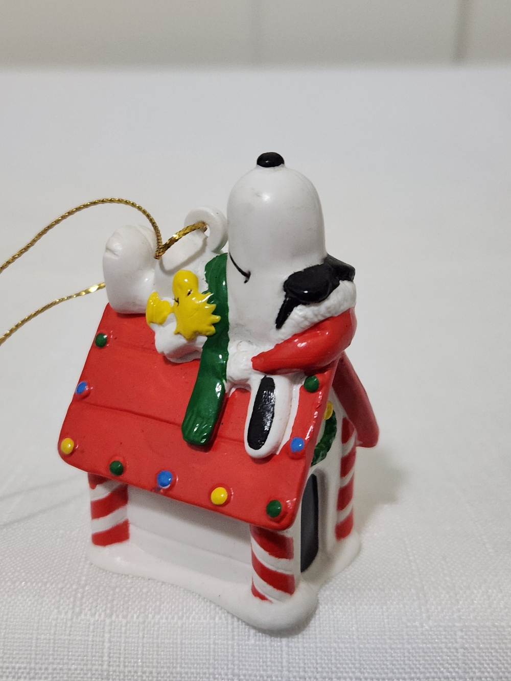 Snoopy Joe Cool Snoopy and Woodstock Doghouse Ornament - Peanuts